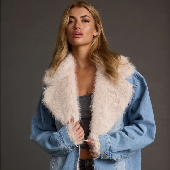 12th Tribe Rylee Denim Jacket - Picture 3 of 6